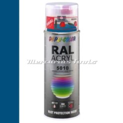 Acryl lak RAL5010 Enzianblauw hoogglans in 400ml spuitbus -Duplicolor