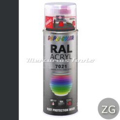 Acryl lak RAL7021 Zwart Grijs zijdeglans in 400ml spuitbus -DupliColor