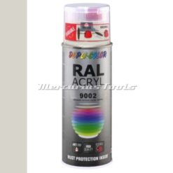 Acryl lak RAL9002 Grijswit hoogglans in 400ml spuitbus -Duplicolor