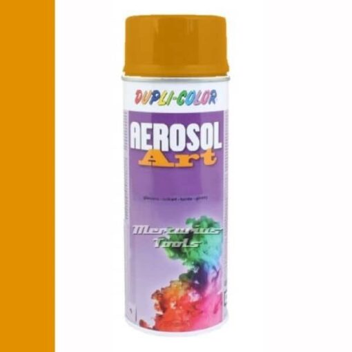 Aerosol Art lak RAL 1006 Maisgeel hoogglans 400ml -Duplicolor