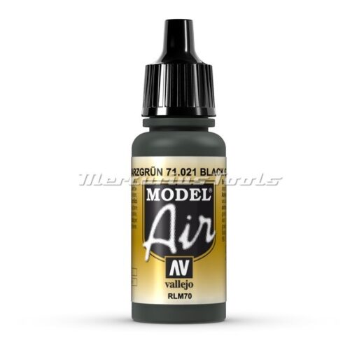 Airbrush verf Black Green 71021 acryl 17ml -Vallejo Model Air