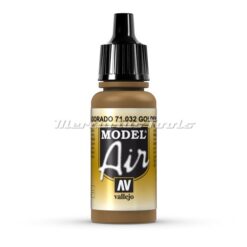 Airbrush verf Golden Brown 71032 acryl 17ml -Vallejo Model Air