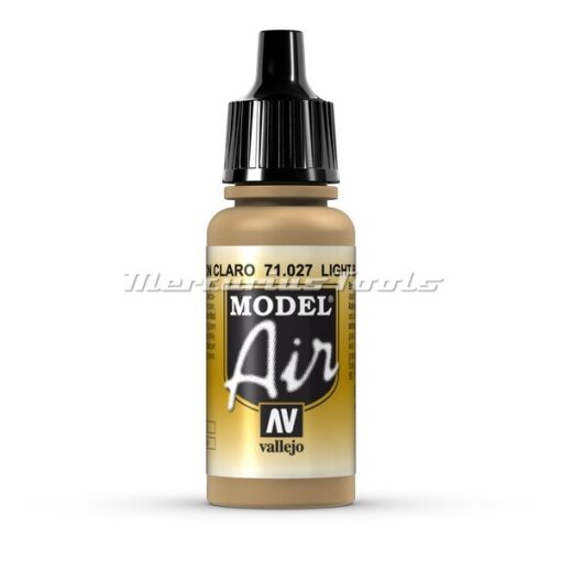 Airbrush verf Light Brown 71027 acryl 17ml -Vallejo Model Air