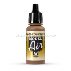 Airbrush verf Mud Brown 71037 acryl 17ml -Vallejo Model Air