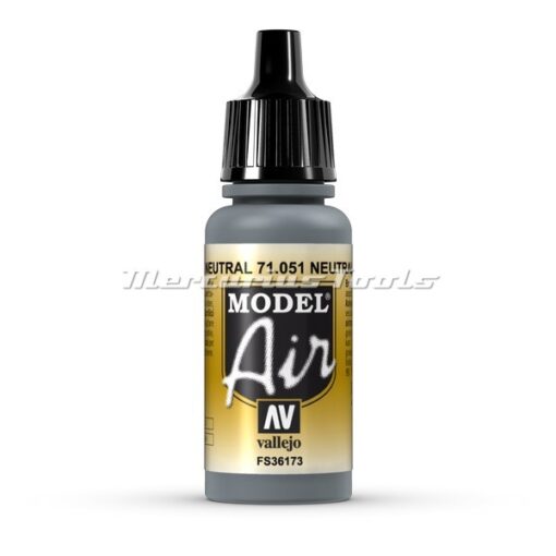 Airbrush verf Neutral Gray 71051 acryl 17ml -Vallejo Model Air