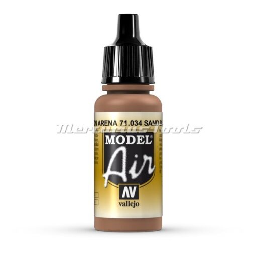Airbrush verf Sand Brown 71034 acryl 17ml -Vallejo Model Air