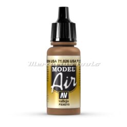 Airbrush verf Us Flat Brown 71026 acryl 17ml -Vallejo Model Air