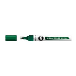 Aqua Color Brush Dark Green 015 marker -Molotow