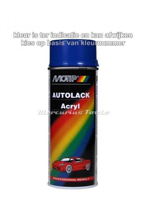 Autolak 1K Kompakt blauw 400ml -Motip 44859