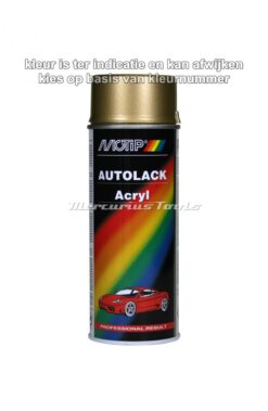 Autolak 1K Kompakt metallic goud in 400ml spuitbus -Motip 52050