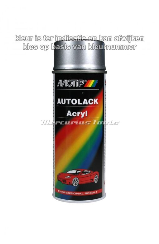 Autolak 1K Kompakt metallic grijs in 400ml spuitbus -Motip 55527