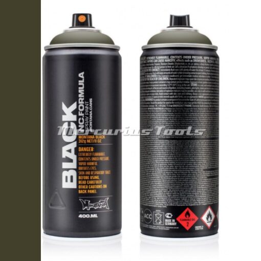 B.A.Bosko BLK6930 lak in spuitbus 400ml -Montana Black