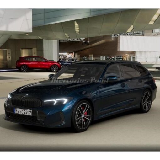 BMW Aegean Blue Metallic 336 autolak spuitbus op kleur gemengd