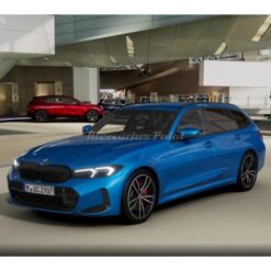 BMW Misano Blue Metallic C1D autolak spuitbus op kleur gemengd