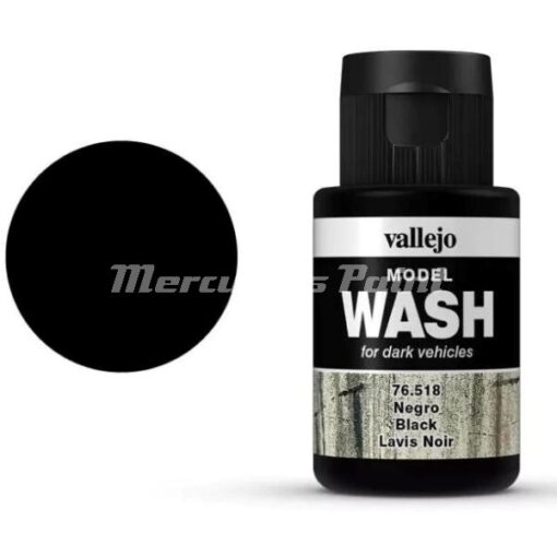 Black 76518 Model Wash zwart 35ml Vallejo modelbouwverf