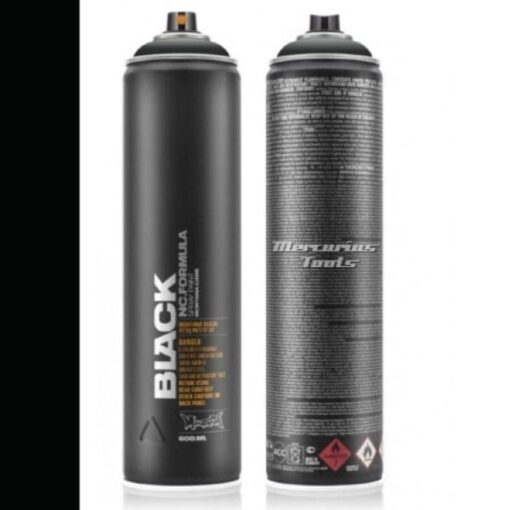 Black BLK9001 Montana Black in spuitbus 600ml