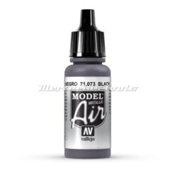 Black Metall 71073 Vallejo Model air Airbrush verf acryl 17ml