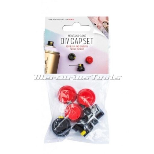 Cap set brede straal voor spuitbussen -Montana DIY capset