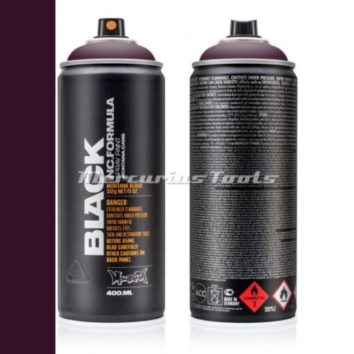 Cherry BLK3070 lak in spuitbus 400ml -Montana Black