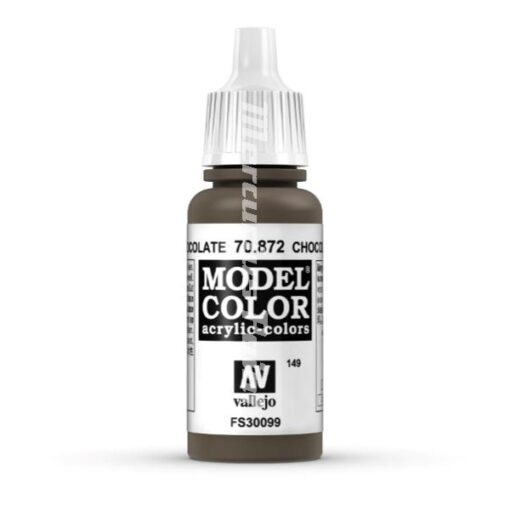 Chocolate Brown 70872 Model Color acryl Vallejo verf 17ml