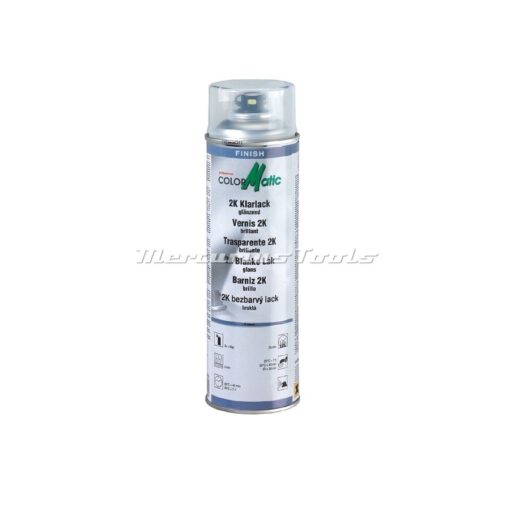 ColorMatic 231650 2K zijdeglans blanke lak in 200ml-spuitbus