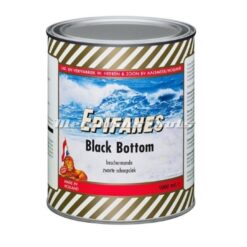 Conserverende coating voor boten flexibel 1 liter blik -Epifanes Black bottom