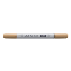 Copic Ciao E31 Brick Beige marker met inkt op alcohol basis met 2 tips