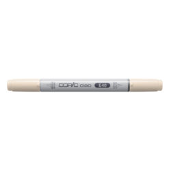 Copic Ciao E40 Brick White marker met inkt op alcohol basis met 2 tips