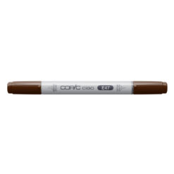 Copic Ciao E47 Dark Brown marker met inkt op alcohol basis met 2 tips