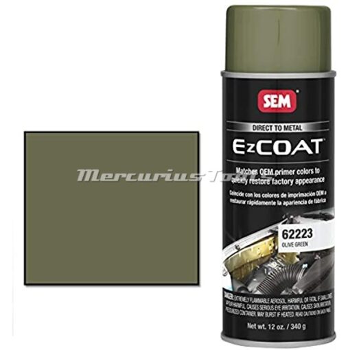 DTM lak groen Olive green in spuitbus -SEM EZcoat 3062223