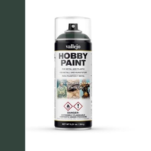 Dark Green 28026 Vallejo Hobby paint spuitbus primer