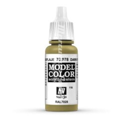 Dark Yellow 70978 Model Color acryl Vallejo verf 17ml