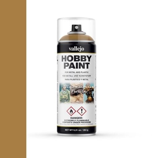 Desert Yellow 28015 Vallejo Hobby paint spuitbus primer