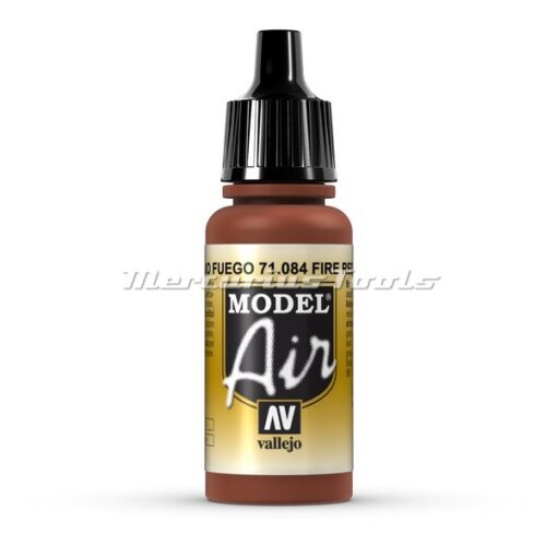 Fire Red 71084 Vallejo Airbrush verf Model Air acryl 17ml