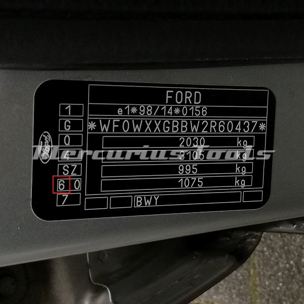 Ford Mondeo kleurcode 6 Stardust Silver Metallic 2000-2007 - Mercurius Tools
