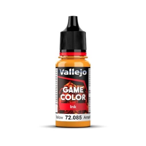 Game Color Ink 085 Yellow geel transparant Vallejo 17ml 72085