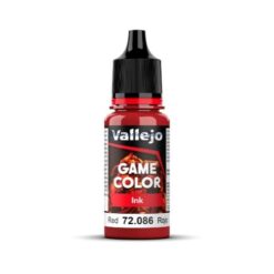 Game Color Ink 086 Red rood transparant Vallejo 17ml 72086