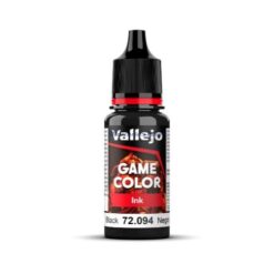 Game Color Ink 094 Black zwart transparant Vallejo 17ml 72094