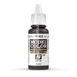 German Camouflage Black Brown 70822 Model Color acryl Vallejo verf 17ml