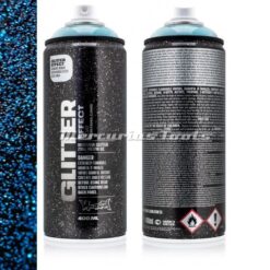 Glitter effect spray Cosmos blauw 400ml spuitbus -Montana