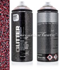 Glitter effect spray X-mas Red rood 400ml spuitbus -Montana