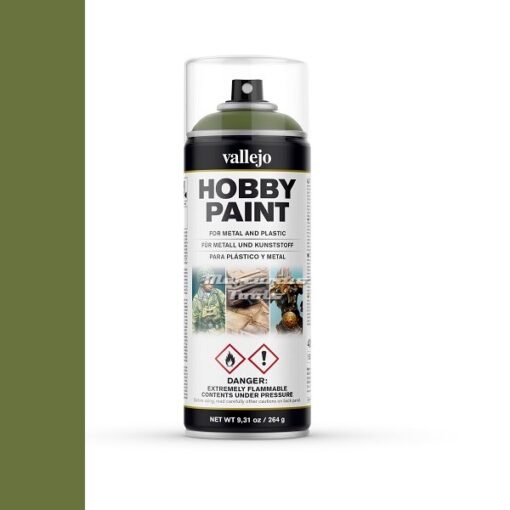 Goblin Green 28027 Vallejo Hobby paint spuitbus primer