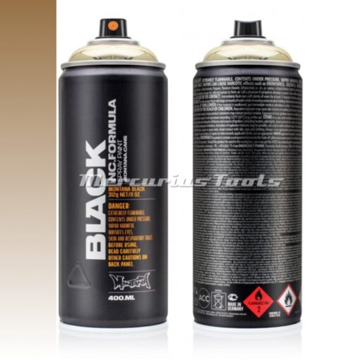Goldchrome BLKGOLD lak in spuitbus 400ml -Montana Black