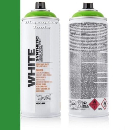 Grass Green 6040 Montana White in spuitbus 400ml