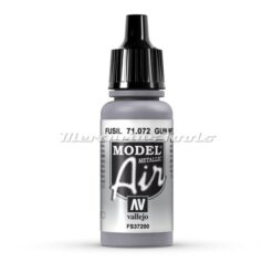 Gun Metal 71072 Vallejo Airbrush verf Model Air acryl 17ml