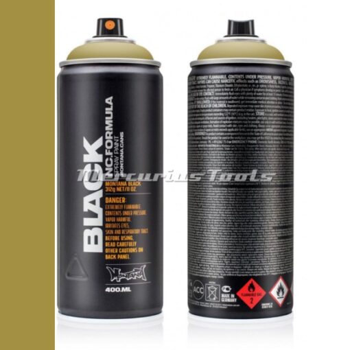 Hemp BLK6620 lak in spuitbus 400ml -Montana Black
