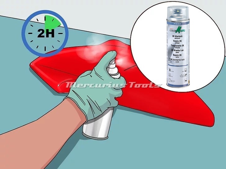 How to Motorfiets kuipen spuiten met een spuitbus stap 8 Mercurius Tools