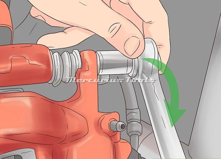 How to Zelf de remklauwen spuiten van je auto of motor stap 6 Mercurius Tools