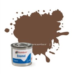 Humbrol Chocolate Matt nr 98 modelbouw verf enamel in potje 14ml