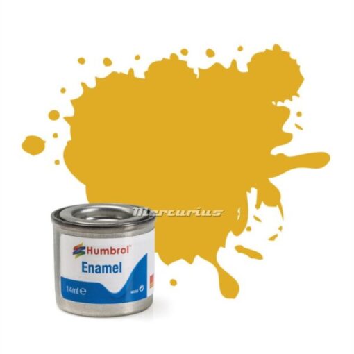 Humbrol Gold Metallic nr 16 modelbouw verf enamel in potje 14ml